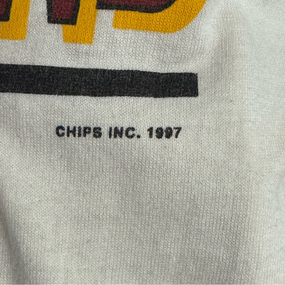 Vintage Owensville Middle School Band Free Us Single Stitch 1997 White Tee XL - Picture 7 of 7